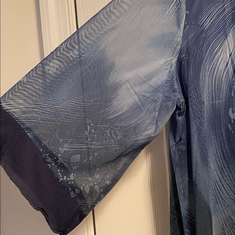 a. Jesdani Sheer High Low Blouse…size 3X - Picture 3 of 6